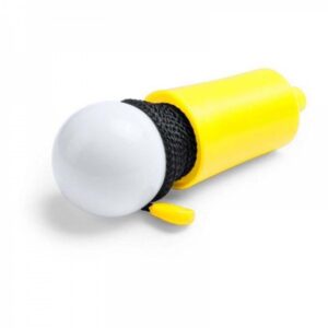 Gul - Pull light - Retro lamper - LED lampe m. ledning - 1. stk - 1 m. - AAA batteri