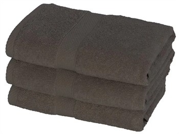 Håndklæde - 50x100 cm - antracit grå - Diamant - 100% Bomuld - Bløde håndklæder fra Egeria