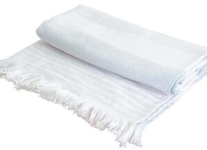 Hammam håndklæde - 50x100 cm - Lyseblå - 100% Bomuld - Hammam håndklæder fra By Borg