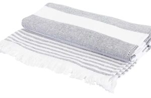 Hammam håndklæde - 50x100 cm - Mørke blå - 100% Bomuld - Hammam håndklæder fra By Borg