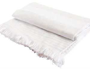 Hammam håndklæde - 50x100 cm - Sand - 100% Bomuld - Hammam håndklæder fra By Borg