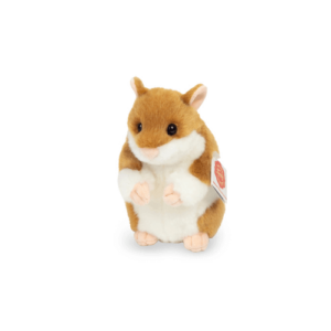 Hamster bamse gyldent, 16 cm - Teddy Hermann