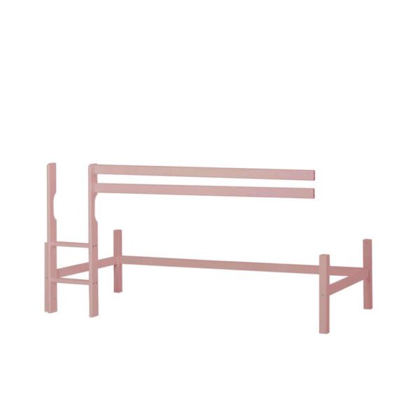 Hoppekids ECO Dream Halvhøj Modul - 90x200 cm. (Pale Rose)