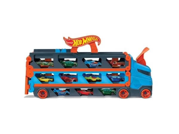 Hot Wheels City Speedway Hauler, Køretøjssæt, 4 År, Plast, Grå, Flerfarvet