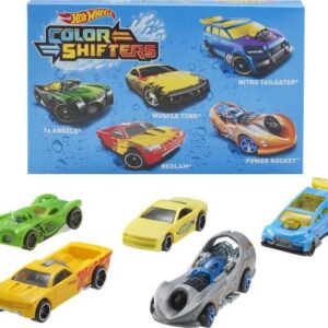 Hot Wheels - Color Shifters - 5-pak - Assorteret