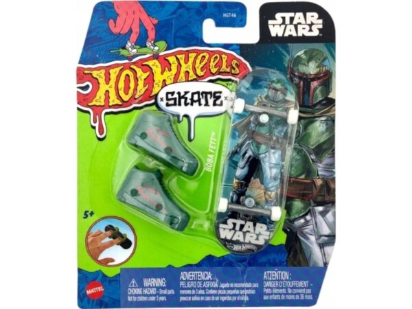 Hot Wheels Deskorolka Fingerskate, Boba Fett