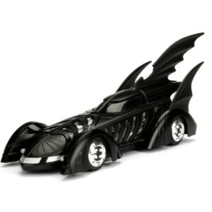 Jada Toys Batman 1995 Batmobile 1:24, Bil, Batman, 8 År, Metal, Plast, Gummi, Sort