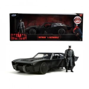 Jada Toys Batman Batmobile 2022, 1:18, Bil, Batman, 8 År, Metal, Plast, Gummi, Sort