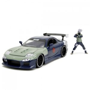 Jada Toys Naruto 1995 Mazda Rx-7 1:24, Bil, Naruto, 8 År, Metal, Blå, Grøn