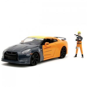 Jada Toys Naruto 2009 Nissan Gt-R 1:24, Bil, Naruto, 8 År, Metal, Sort, Orange