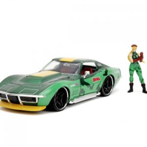 Jada Toys Street Fighter 1969 Chevrolet 1:24, Bil, 8 År, Metal, Grøn