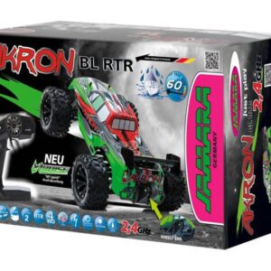 Jamara - Akron Monstertruck BL 4WD 2,4 GHz Wheelybar RTR - Fjernstyret lastbil