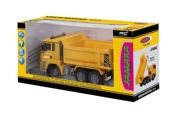 Jamara - Dump Truck MAN - Fjernstyret lastbil