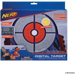 Jazwares Nerf - Elite Strike Og Score Digital Target - Hvid, Blå, Orange