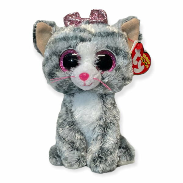 KIKI Grå Kat Ty Beanie Boos Regular