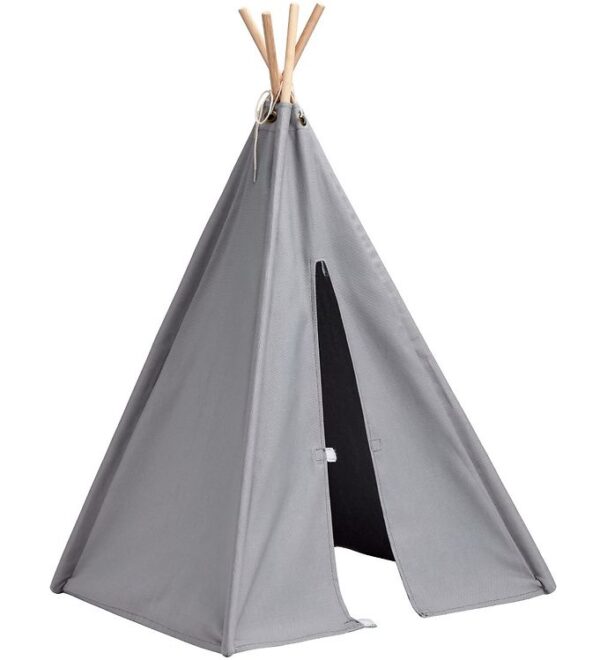 Kids Concept Legetelt - Mini Tipi - Grå - OneSize - Kids Concept Legetelt