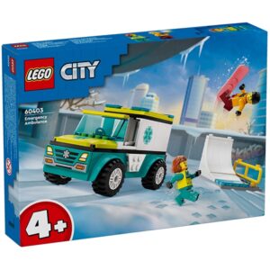 LEGOÂ® City Ambulance og Snowboarder