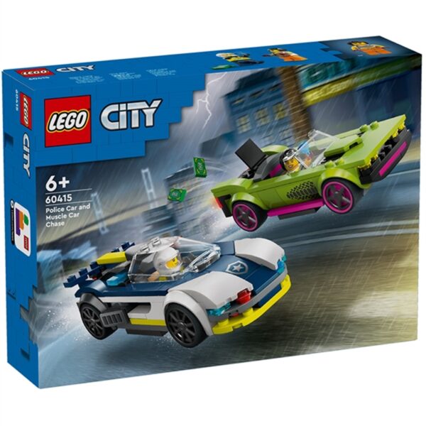 LEGOÂ® City Biljagt med Politi og Muskelbil