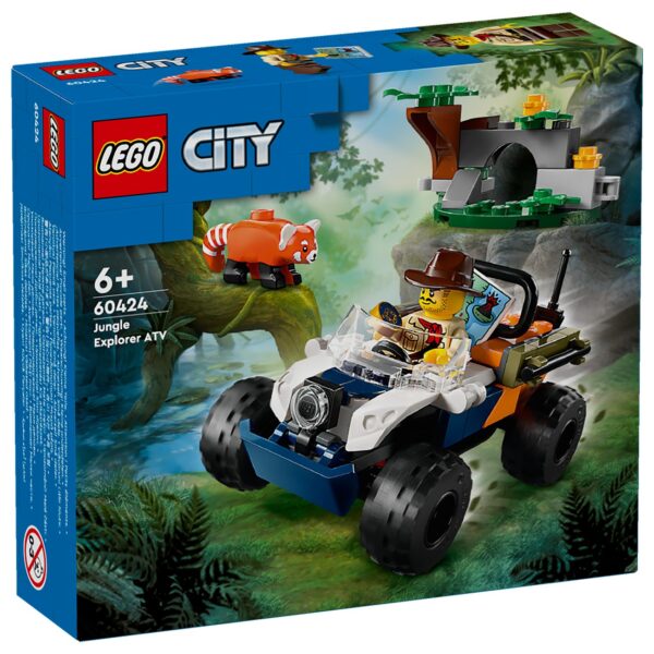 LEGOÂ® City Jungleeventyr - ATV og rød panda-mission