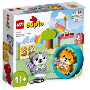 LEGOÂ® DUPLOÂ® Min Første Hvalp og Killing med Lyde