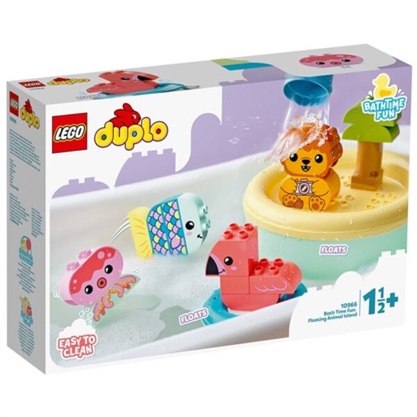 LEGOÂ® DUPLOÂ® Sjov i Badet: Flydende Dyreø