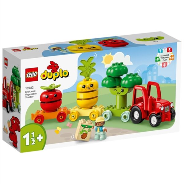 LEGOÂ® DUPLOÂ® Traktor med Frugt og Grøntsager