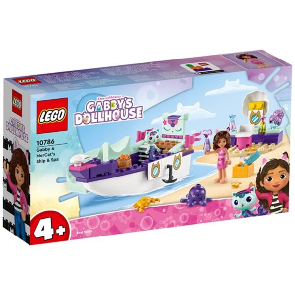 LEGOÂ® Gabby's Dollhouse Gabby og Havkats Skib og Spa