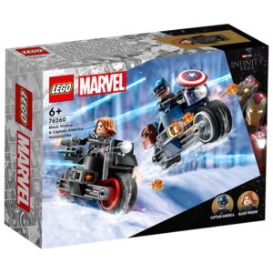 LEGOÂ® Marvel Black Widow og Captain Americas Motorcykler