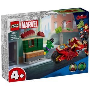 LEGOÂ® Marvel Iron Man med motorcykel og Hulk