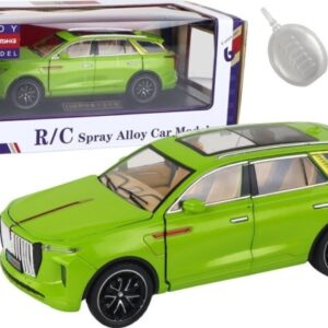 Leantoys Aluminium Rc Car Model 1:24 C Farve Grøn