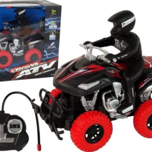 Leantoys Quad Firehjulet Offroader + Fjernbetjening 1:18