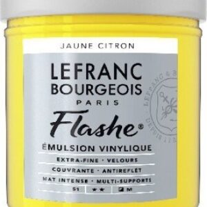 Lefranc & Bourgeois - Flashe Akrylmaling - Lemon Yellow 125 Ml