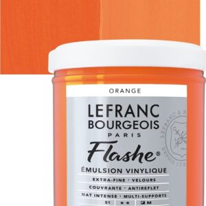 Lefranc & Bourgeois - Flashe Akrylmaling - Orange 125 Ml