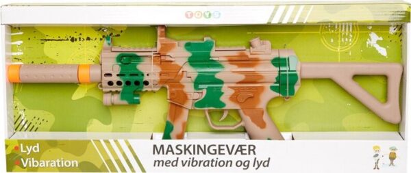 Legetøjs Maskingevær Med Lyd Og Vibration - 54 Cm