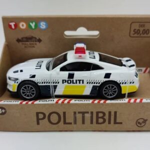 Legetøjs Politibil - 11 Cm