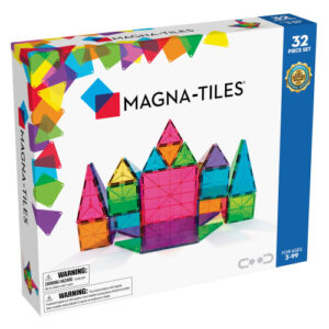 Magna-Tiles byggebrikker - Transparente farver