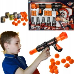 Maksik Foam Ball Gun Med Tilbehør Mega Gun Light Weapon