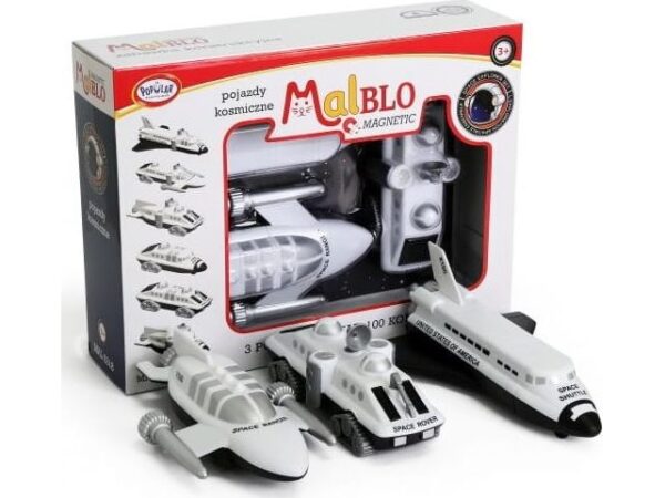 Malblo Magnetic Space Vehicles 3+ Malblo