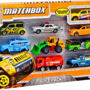 Matchbox Biler - Sæt Med 9 Legetøjsbiler