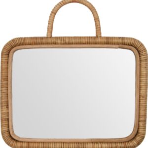 Meraki - Spejl Til Væg - Baki - Rattan - Natural - 24x32 Cm