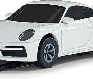 Micro Scalextric Bil - Porsche 911 Turbo Car White - G2214