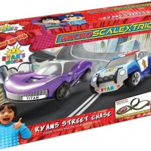 Micro Scalextric Racerbane - Ryans World - Street Chase - Inkl. 2 Biler