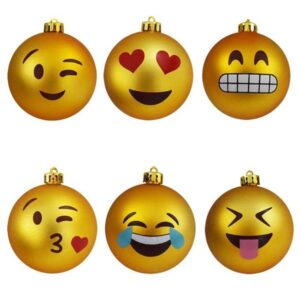 Mikamax Emoticon Christmas Ornaments