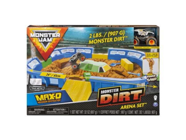 Monster Jam Mnj Vhp Kinetic Dirt Arena Playset Gml, Bil & Racing, 3 År, Flerfarvet