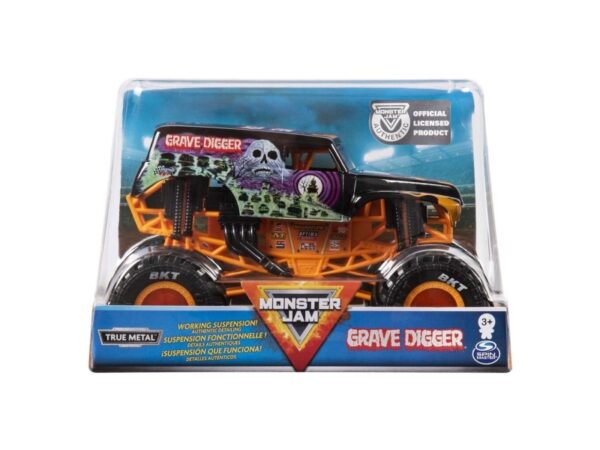 Monster Jam X Mnj Vhc 1To24 Diecastsonuva Digger Gml, Bil, 3 År, Plast, Flerfarvet