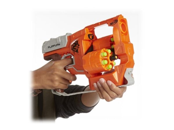 Nerf Zombie Strike - Flipfury Blaster - 12 Pile