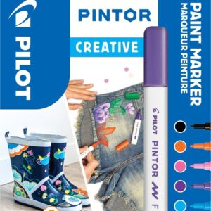 Pilot - Pintor Kreativ Marker æske Med 6 Klassiske Farver (fin Spids)