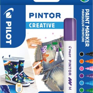 Pilot - Pintor Kreativ Marker æske Med 6 Klassiske Farver (medium Spids)