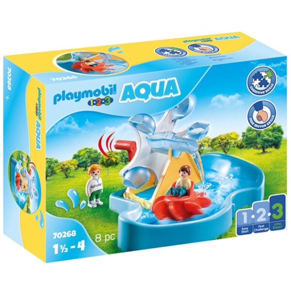 PlaymobilÂ® 1.2.3 Aqua - Vandhjul med Karrusel