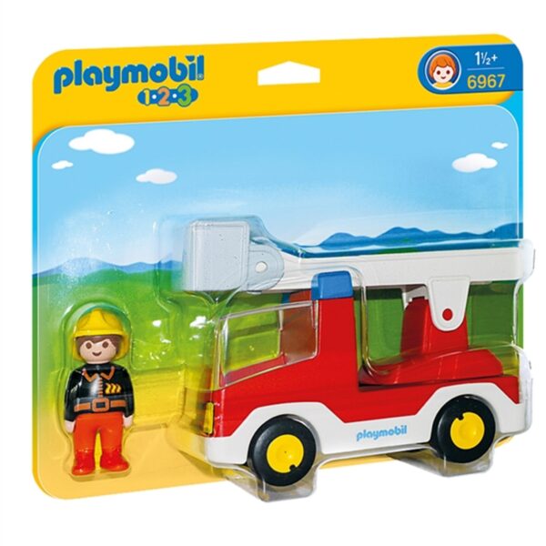 PlaymobilÂ® 1.2.3 - Brandbil med Stige